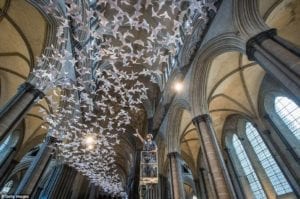 Katedra Salisbury 2018 - instalacja scenograficzna
